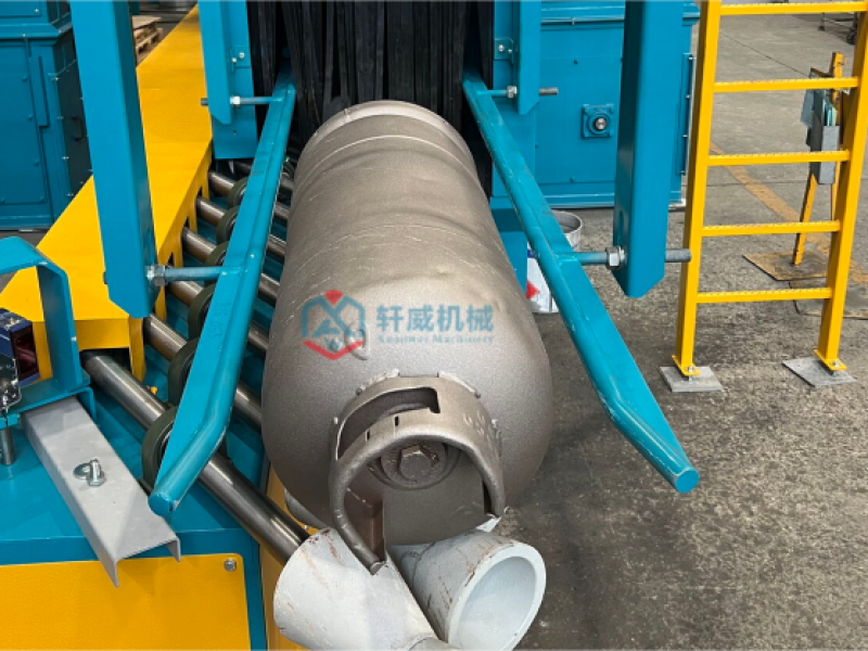 液化氣瓶拋丸除銹設備